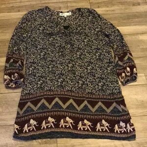 3/$10, 2/$12 Dragonfly floral dress elephant